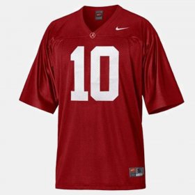 #10 A.J. McCarron College Football Bama Youth Red Jersey 602712-750