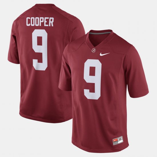 #9 Amari Cooper Alumni Football Game Bama Men\'s Crimson Jersey 252164-487