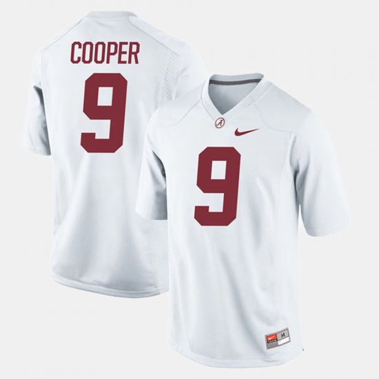 #9 Amari Cooper Alumni Football Game University of Alabama Youth White Jerseys 594295-170