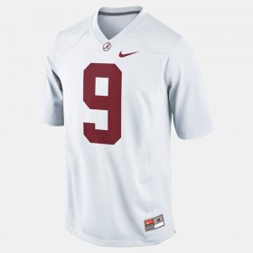 #9 Amari Cooper College Football University of Alabama Men's White Jersey 306023-995