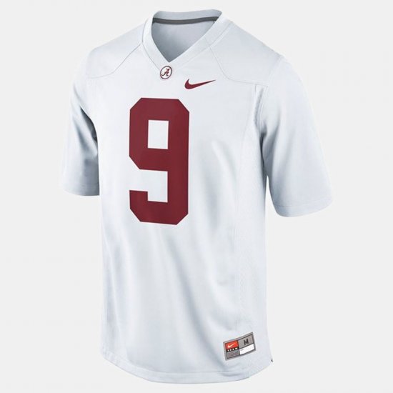 #9 Amari Cooper College Football University of Alabama Men\'s White Jersey 306023-995