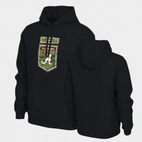 Veterans Bama Men's Black Camo Hoodies 553381-995 Veterans Bama Men's Black Camo Hoodies 553381-995