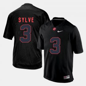 #3 Bradley Sylve Silhouette College Alabama Men's Black Jerseys 532972-686