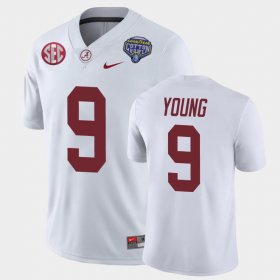 #9 Bryce Young 2021 Cotton Bowl Alabama Crimson Tide Game Men's White Jerseys 250810-775