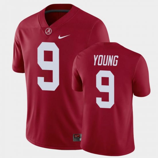 #9 Bryce Young Game Bama Men\'s Crimson Jerseys 992341-590