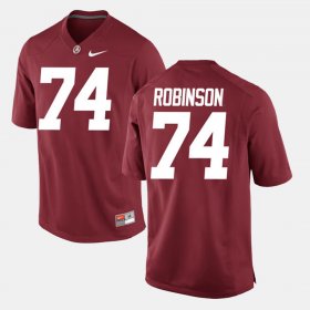 #74 Cam Robinson Alumni Football Game Bama Men's Crimson Jersey 808870-336