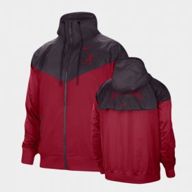 Windrunner Alabama Mens Charcoal Crimson Jackets 907322-954