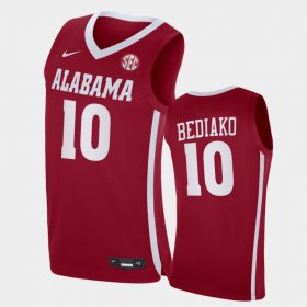 #10 Charles Bediako College Basketball Bama Men's Red Jerseys 961838-852