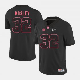 #32 C.J. Mosley Silhouette College Alabama Mens Black Jerseys 655206-260