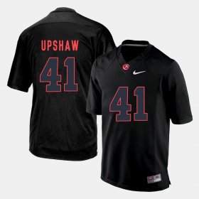 #41 Courtney Upshaw College Football Bama Mens Black Jerseys 433467-305