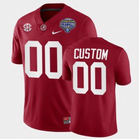 #00 Custom 2021 Cotton Bowl Bama College Football Playoff Mens Crimson Jerseys 714365-628 #00 Custom 2021 Cotton Bowl Bama College Football Playoff Mens Crimson Jerseys 714365-628