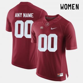 #00 Custom College Limited Football University of Alabama Women's Crimson Jerseys 546822-309 #00 Custom College Limited Football University of Alabama Women's Crimson Jerseys 546822-309