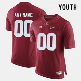 #00 Custom College Limited Football University of Alabama Youth Crimson Jersey 121497-715 #00 Custom College Limited Football University of Alabama Youth Crimson Jersey 121497-715
