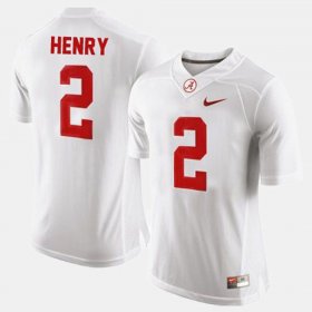 #2 Derrick Henry College Football Alabama Youth White Jersey 455617-393 #2 Derrick Henry College Football Alabama Youth White Jersey 455617-393