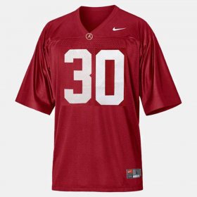 #30 Dont'a Hightower College Football University of Alabama Mens Red Jerseys 754069-827