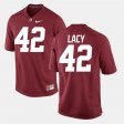 #42 Eddie Lacy Alumni Football Game Alabama Crimson Tide Mens Crimson Jerseys 333410-702