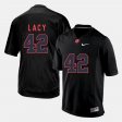 #42 Eddie Lacy College Football Alabama Crimson Tide Mens Black Jersey 366512-564