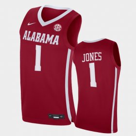 #1 Herbert Jones College Basketball Alabama Men's Red Jerseys 588738-494