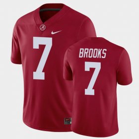 #7 Ja'Corey Brooks Game Alabama Crimson Tide Men's Crimson Jersey 628396-234