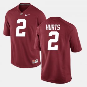 #2 Jalen Hurts Alumni Football Game Bama Men Crimson Jerseys 970731-197 #2 Jalen Hurts Alumni Football Game Bama Men Crimson Jerseys 970731-197