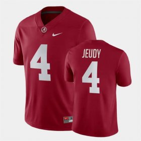 #4 Jerry Jeudy Game Alabama Mens Crimson Jerseys 568167-732