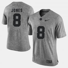 #8 Julio Jones Gridiron Gray Limited University of Alabama Gridiron Limited Men's Gray Jersey 972669-576