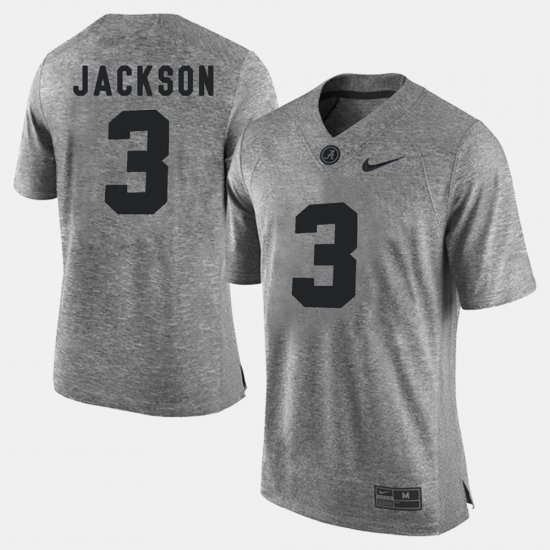 #3 Kareem Jackson Gridiron Gray Limited University of Alabama Gridiron Limited Men Gray Jersey 460763-438