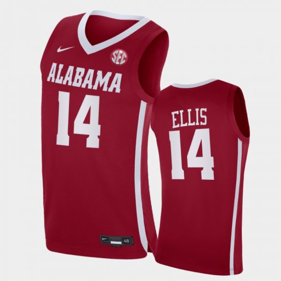 #14 Keon Ellis College Basketball Alabama Crimson Tide Men Red Jersey 891892-908