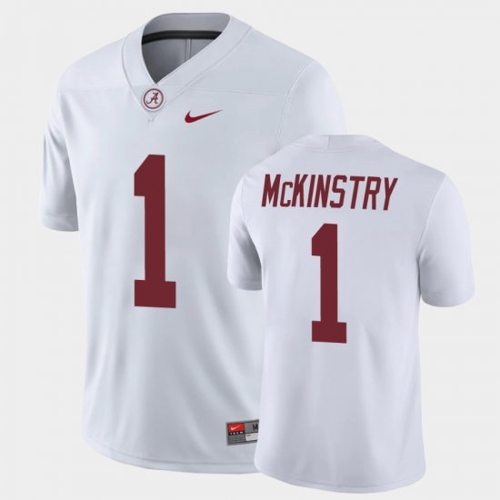 #1 Kool-Aid McKinstry Game Bama Men\'s White Jersey 243852-224