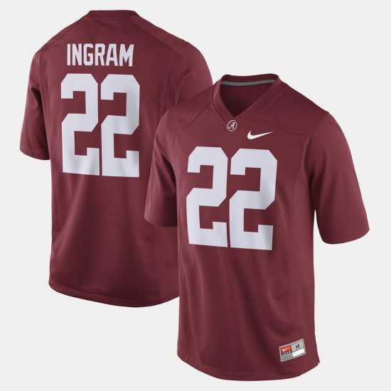 #22 Mark Ingram Alumni Football Game Alabama Crimson Tide Men\'s Crimson Jersey 454828-735