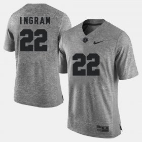 #22 Mark Ingram Gridiron Gray Limited Bama Gridiron Limited Men's Gray Jersey 368030-122