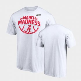 2021 March Madness Bama Ticket Mens White T-Shirt 128270-672 2021 March Madness Bama Ticket Mens White T-Shirt 128270-672