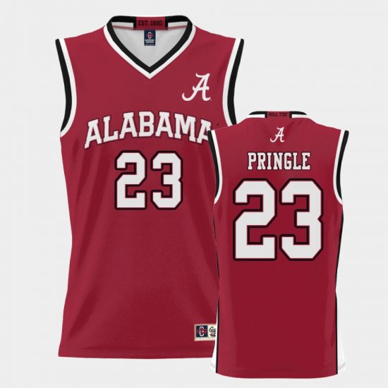 #23 Nick Pringle College Basketball Bama ProSphere Men\'s Crimson Jerseys 831582-553