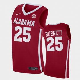 #25 Nimari Burnett College Basketball Bama Mens Red Jerseys 795586-538