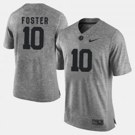 #10 Reuben Foster Gridiron Gray Limited Alabama Gridiron Limited Men's Gray Jersey 608899-551