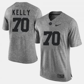 #70 Ryan Kelly Gridiron Gray Limited Bama Gridiron Limited Men Gray Jerseys 879429-144