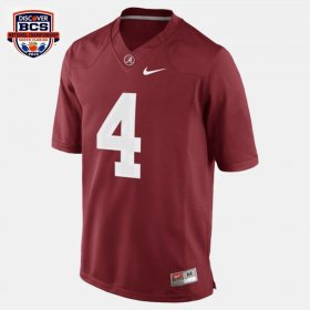 #4 T.J. Yeldon College Football Bama Youth Red Jersey 260644-349