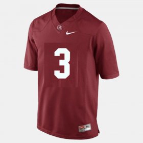 #3 Trent Richardson College Football Bama Mens Red Jersey 885985-404