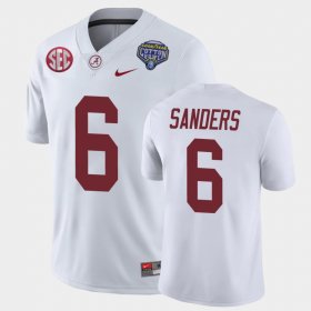 #6 Trey Sanders 2021 Cotton Bowl Bama Game Men White Jersey 495894-318