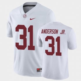 #31 Will Anderson Jr. Game University of Alabama Mens White Jersey 962565-241