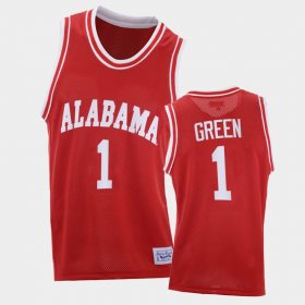 #1 JaMychal Green Throwback Bama College Basketball Men's Red Jersey 627479-225