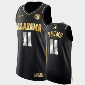 #11 Joshua Primo College Basketball University of Alabama Golden Authentic Mens Black Jersey 384038-176