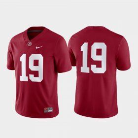 #19 Game Alabama Crimson Tide Men's Crimson Jerseys 911979-696 #19 Game Alabama Crimson Tide Men's Crimson Jerseys 911979-696