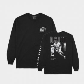 DeVonta Smith 2021 NFL Draft Bama Player Graphic Long Sleeve Mens Black T-Shirts 997189-828 DeVonta Smith 2021 NFL Draft Bama Player Graphic Long Sleeve Mens Black T-Shirts 997189-828