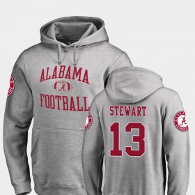 #13 ArDarius Stewart Neutral Zone Alabama Crimson Tide College Football Men's Ash Hoodies 243624-795 #13 ArDarius Stewart Neutral Zone Alabama Crimson Tide College Football Men's Ash Hoodies 243624-795