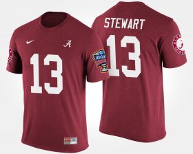#13 ArDarius Stewart Bowl Game Bama Sugar Bowl Men Crimson T-Shirts 398264-620 #13 ArDarius Stewart Bowl Game Bama Sugar Bowl Men Crimson T-Shirts 398264-620