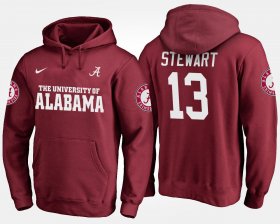 #13 ArDarius Stewart Name and Number Alabama Crimson Tide Men's Crimson Hoodie 892146-537 #13 ArDarius Stewart Name and Number Alabama Crimson Tide Men's Crimson Hoodie 892146-537