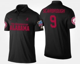 #9 Bo Scarbrough Bowl Game University of Alabama Sugar Bowl Name and Number Mens Black Polo 684203-223 #9 Bo Scarbrough Bowl Game University of Alabama Sugar Bowl Name and Number Mens Black Polo 684203-223