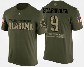 #9 Bo Scarbrough Military Bama Short Sleeve With Message Men Camo T-Shirts 315870-781 #9 Bo Scarbrough Military Bama Short Sleeve With Message Men Camo T-Shirts 315870-781