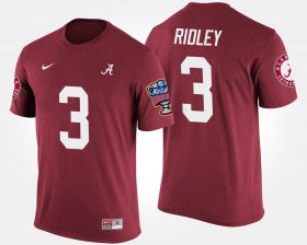 #3 Calvin Ridley Bowl Game Bama Sugar Bowl Mens Crimson T-Shirt 867159-271 #3 Calvin Ridley Bowl Game Bama Sugar Bowl Mens Crimson T-Shirt 867159-271